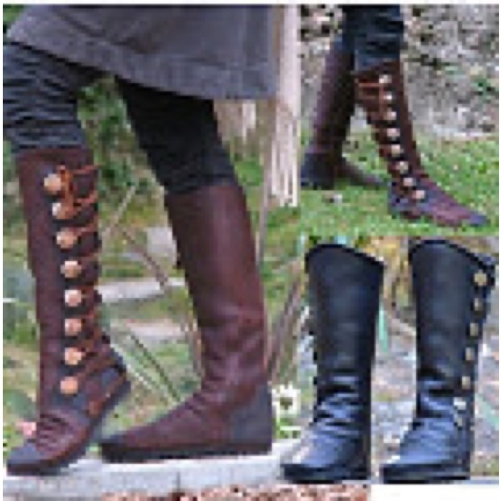 Ridding Brown Leather Boots